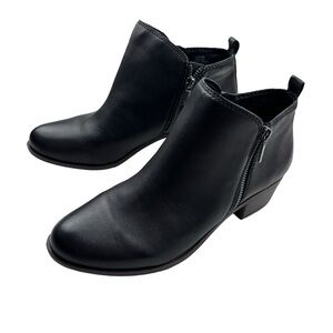 BNIB Lucky Brand Basel Bootie Black Glove Napa 9 WIDE